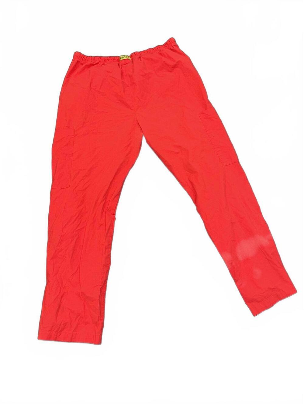 Women's Large Pink Crocs Medical Scrub Pants